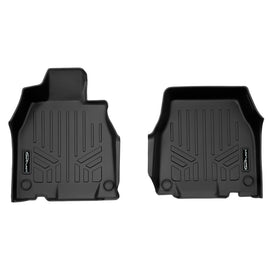 SMARTLINER All Weather Protection Custom Fit Black 1st Row Floor Mat Liner Set Compatible With 2023-2024 Mercedes-Benz EQE (SA0680)