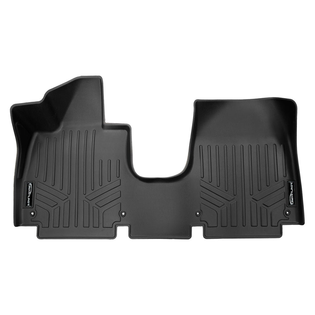 SMARTLINER All Weather Protection Custom Fit Black 1st Row Floor Mat Liner Set Compatible With 2023-2024 Genesis GV60 (SA0734)