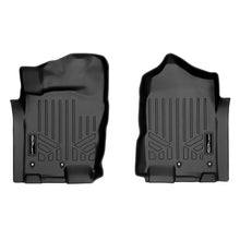 Load image into Gallery viewer, SMARTLINER Custom Fit Floor Mats 1st Row Liner Set Black Compatible With Crew Cab 2017-2022 Nissan Titan / 2016-2022 Titan XD (SA0216)