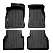 Load image into Gallery viewer, SMARTLINER Custom Fit All Weather Protection Black 2 Row Floor Liners Compatible With 2020-2025 Audi A6/S6 (SA0557/B0557)