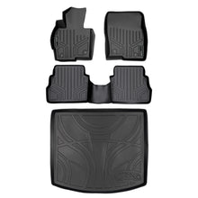 Load image into Gallery viewer, SMARTLINER Custom Fit All Weather Protection Black 2 Row Floor Liners &amp; Cargo Liner behind the 2nd Row Seats Compatible With 2013-2016 Mazda CX-5 (SA0145/B0145/D0145)