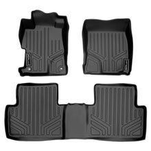 Load image into Gallery viewer, SMARTLINER Custom Fit Floor Mats 2 Row Liner Set Black Compatible With 2012-2015 Honda Civic Hybrid Sedan (SA0137/B0137)
