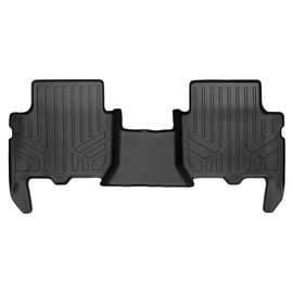 SMARTLINER Custom Fit Floor Mats 2nd Row Liner Black for 2015-2017 Ford Everest (SB0327)