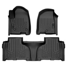 Load image into Gallery viewer, SMARTLINER Custom Fit All Weather Protection Black 2 Row Floor Mat Liner Set Compatible With 2021-2023 Cadillac Escalade ESV with 2nd Row Bucket Seats (SA0524/B0527-R)