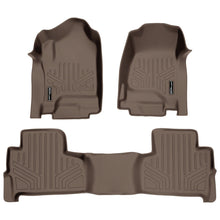 Load image into Gallery viewer, SMARTLINER Custom Fit Floor Mats 2 Row Liner Set Tan Compatible With 2015-2020 Chevrolet Tahoe / GMC Yukon (SA1136/B1153)