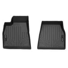Load image into Gallery viewer, SMARTLINER Custom Fit Floor Mats 1st Row Liner Set Black Compatible With 2015-2023 Tesla Model S with Model S Door Sill Badging (SA0368)