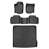 SMARTLINER Custom Fit Floor Mats 2 Rows and Cargo Liner Set Black Compatible With 2012-2019 Mercedes Benz ML / GLE Series (SA0104/B0104/D0104)