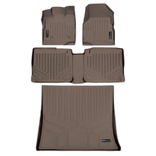 Load image into Gallery viewer, SMARTLINER Custom Floor Mats and Cargo Liner Set Tan Compatible With 2011-2017 Chevy Equinox / GMC Terrain with Dual Front Floor Posts (SA1119/B1070/D1070)