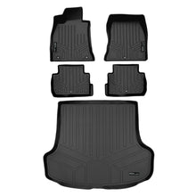 Load image into Gallery viewer, SMARTLINER Custom Fit All Weather 2 Row Floor Mats &amp; Cargo Liner Set Black Compatible With 2018-2023 Kia Stinger Models) (SA0554/B0554/D0554)