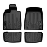 SMARTLINER Custom Fit All Weather Protection Black 2 Row Floor Liners Compatible With 2022-2025 Audi e-tron GT (SA0631/B0631)