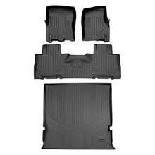 Load image into Gallery viewer, SMARTLINER Floor Mats - Cargo Liner Set Black Compatible With 11-17 Expedition/Navigator with 2nd Row Bucket Seats without Center Console (SA0183/B0303/D0183)
