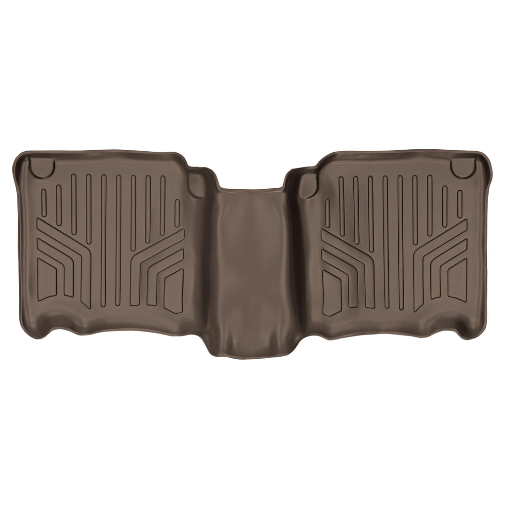 SMARTLINER Custom Fit Floor Mats 2nd Row Liner Tan Compatible With 2007-2014 Toyota Compatible Fortuner (SB1010)