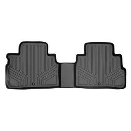 SMARTLINER Custom Fit Floor Mats 2nd Row Liner Black Compatible With 2015-2018 Nissan Murano (SB0173)