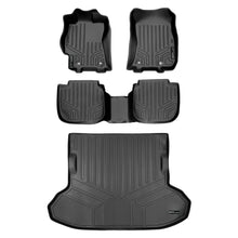 Load image into Gallery viewer, SMARTLINER Custom Fit Floor Mats and Cargo Liner Set Black Compatible With 2015-2019 Subaru Legacy (SA0170/B0170/D0171)