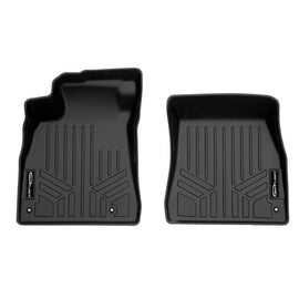 SMARTLINER Custom Fit All Weather Black 1st Row Floor Mat Liner Set Compatible With 2022-2023 Nissan Sentra (SA0606)