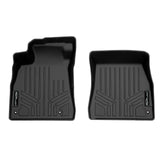 SMARTLINER Custom Fit All Weather Black 1st Row Floor Mat Liner Set Compatible With 2022-2023 Nissan Sentra (SA0606)