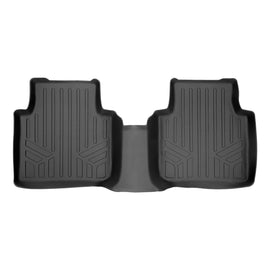 SMARTLINER Custom Fit Floor Mats 2nd Row Liner Black Compatible With 2018-2023 Volkswagen Tiguan - All Models (SB0270)