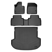 Load image into Gallery viewer, SMARTLINER Custom Fit All Weather Protection Black 2 Row Floor Liners &amp; Cargo Liner behind the 2nd Row Seats Compatible With 2019-2020 Hyundai Santa Fe (SA0411/B0411/D0411)