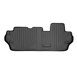 SMARTLINER Custom Fit Floor Mats 3rd Row Liner Black Compatible With 2011-2020 Toyota Sienna 8 Passenger Model Only (SC0083)