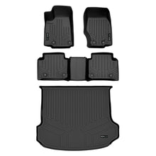 Load image into Gallery viewer, SMARTLINER All Weather Custom Fit Black 2 Row &amp; Cargo Liner Behind the 2nd Row Floor Mat Liner Set Compatible With 2022-2023 Jeep Grand Cherokee 4XE (SA0568/B0599/D0651)