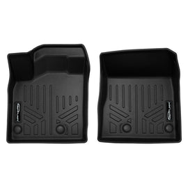 SMARTLINER Custom Fit All Weather Black 1st Row Floor Mat Liner Set Compatible With 2021-2023 Nissan Rogue (SA0540)