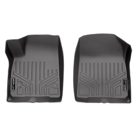 SMARTLINER Custom Fit Floor Mats 1st Row Liner Set Grey Compatible With 2017-2021 GMC Acadia (SA2230)