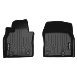 SMARTLINER Custom Fit All Weather 1st Row Black Floor Mat Liner Set Compatible With 2019-2023 Mazda 3 (SA0609)