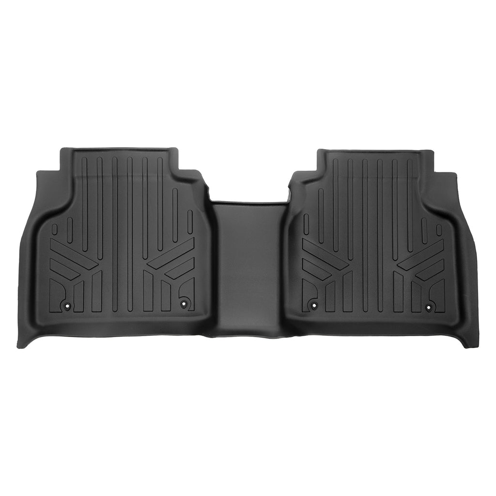 SMARTLINER Custom Fit All Weather Protection Protection Black 2nd Row Floor Mat Liner Set Compatible With 2023-2024 BMW XM (SB0707)