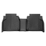 SMARTLINER Custom Fit All Weather Protection Protection Black 2nd Row Floor Mat Liner Set Compatible With 2023-2024 BMW XM (SB0707)