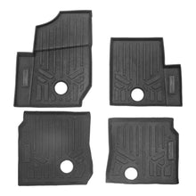 Load image into Gallery viewer, SMARTLINER All Weather Protection Custom Fit Black 2 Row Rugged Rubber Floor Liner Set Compatible With 2019-2023 Polaris General XP 4 1000 (UA0126/UB0126)