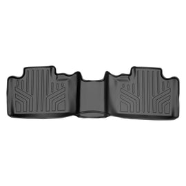 SMARTLINER Custom Fit Floor Mats 2nd Row Liner Black Compatible With 2011-2021 Jeep Grand Cherokee / Dodge Durango (SB0071)
