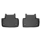 SMARTLINER Custom Fit All Weather Protection Black 2nd Row Liner Compatible With 2018-2025 Audi Q5 (SB0312)