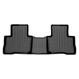 SMARTLINER All Weather Custom Fit Floor Mats 2nd Row Liner Black Compatible With 2019-2023 Toyota Rav4 Hybrid (SB0488)