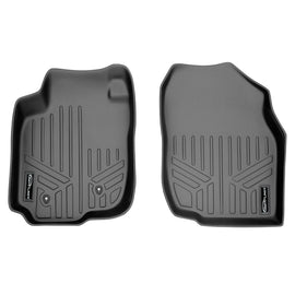 SMARTLINER Custom Fit Floor Mats 1st Row Liner Set Grey Compatible With 2006-2012 Toyota RAV4 (SA2019)