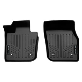 SMARTLINER Custom Fit All Weather 1st Row Black Floor Mat Liner Set Compatible With 2022-2023 Mini Cooper SE (SA0594)