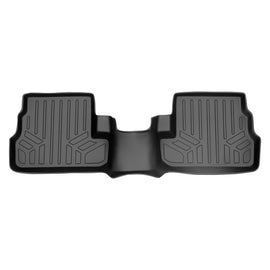 SMARTLINER Custom Fit Floor Mats 2nd Row Liner Black Compatible With 2015-2019 Lincoln MKC (SB0217)