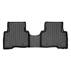 SMARTLINER Custom Fit Floor Mats 2nd Row Liner Black Compatible With 2014-2015 Kia Sorento (SB0135)