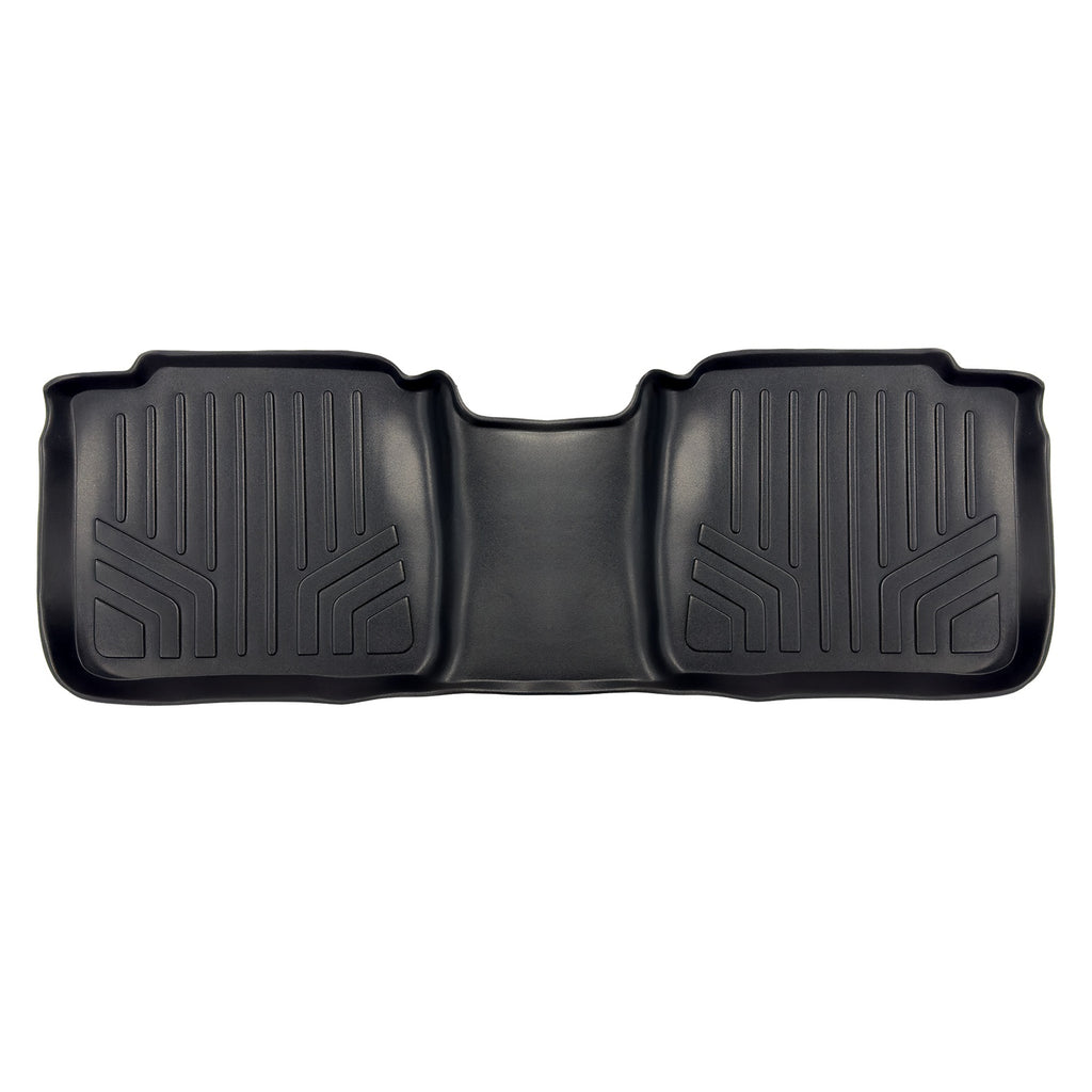SMARTLINER All Weather Protection Custom Fit Black 2nd Row Floor Mat Liner Set Compatible With 2007-2011 Toyota Camry (SB0011)