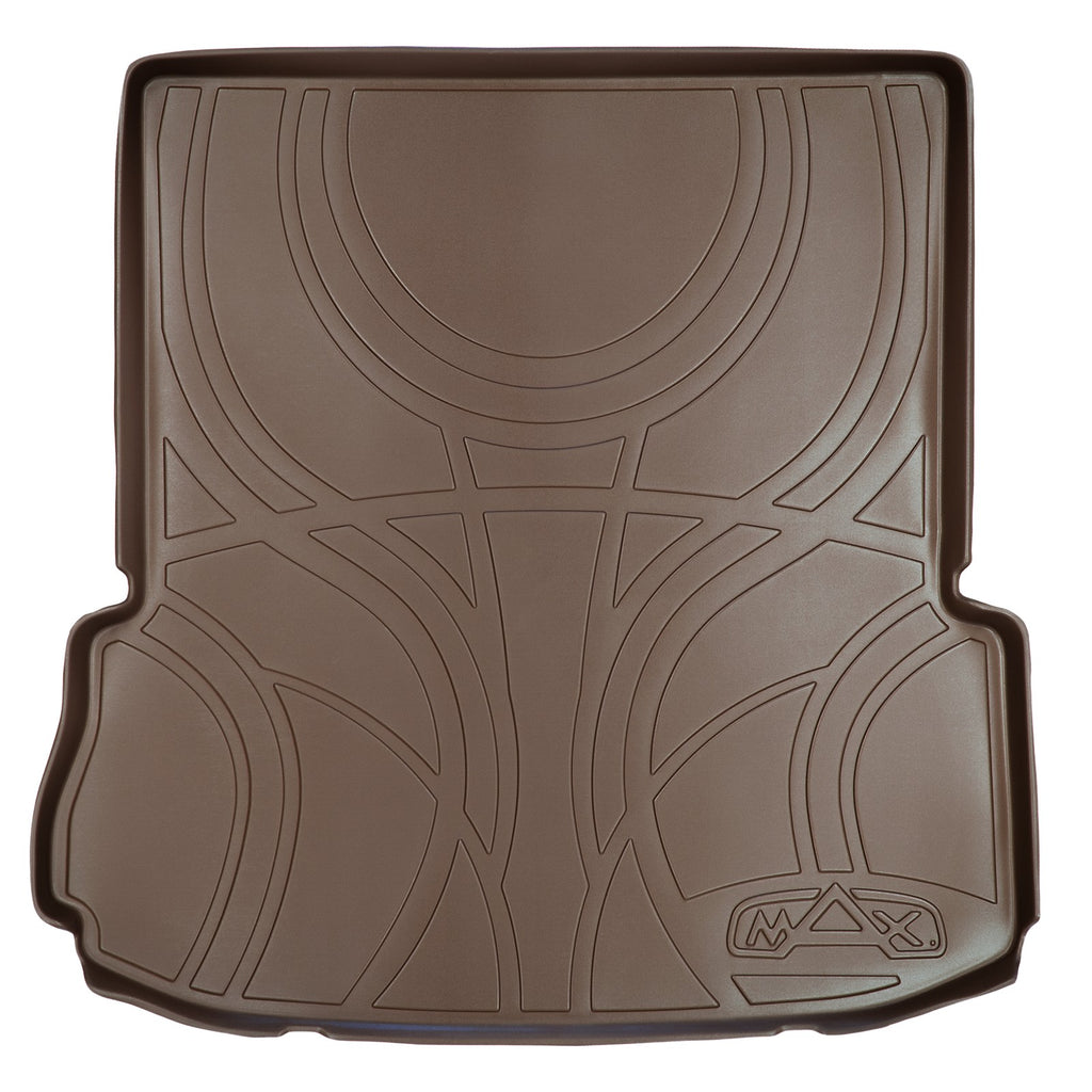 SMARTLINER All Weather Custom Fit Cargo Trunk Liner Floor Mat Behind 2nd Row Tan Compatible With 2011-2019 Ford Explorer (SD1082)