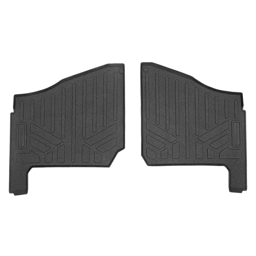 SMARTLINER All Weather Custom Fit Floor Mats 1st Row Liner Set Black Compatible With 2019-2021 Polaris Ranger 1000 (UA0102)