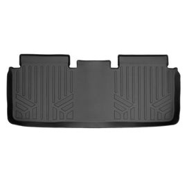 SMARTLINER Custom Fit Floor Mats 2nd Row Liner Black Compatible With 2015-2019 Tesla Model S (SB0368)