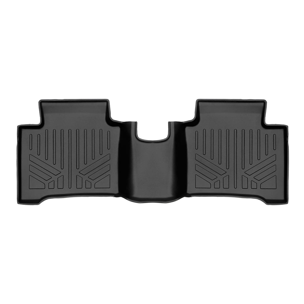 SMARTLINER All Weather Custom Fit Black 2nd Row Floor Mat Liner Set Compatible With 2023-2024 Kia Niro Hybrid (SB0652)