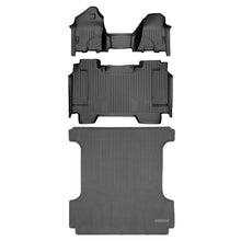 Load image into Gallery viewer, SMARTLINER 2 Rows - Truck Bed Mat Liner Set Black Compatible With 2019-2022 Ram 1500 Crew Cab ONLY with Short Bed Mat 1st Row Bench Seat (SA0427/B0369/K0369)