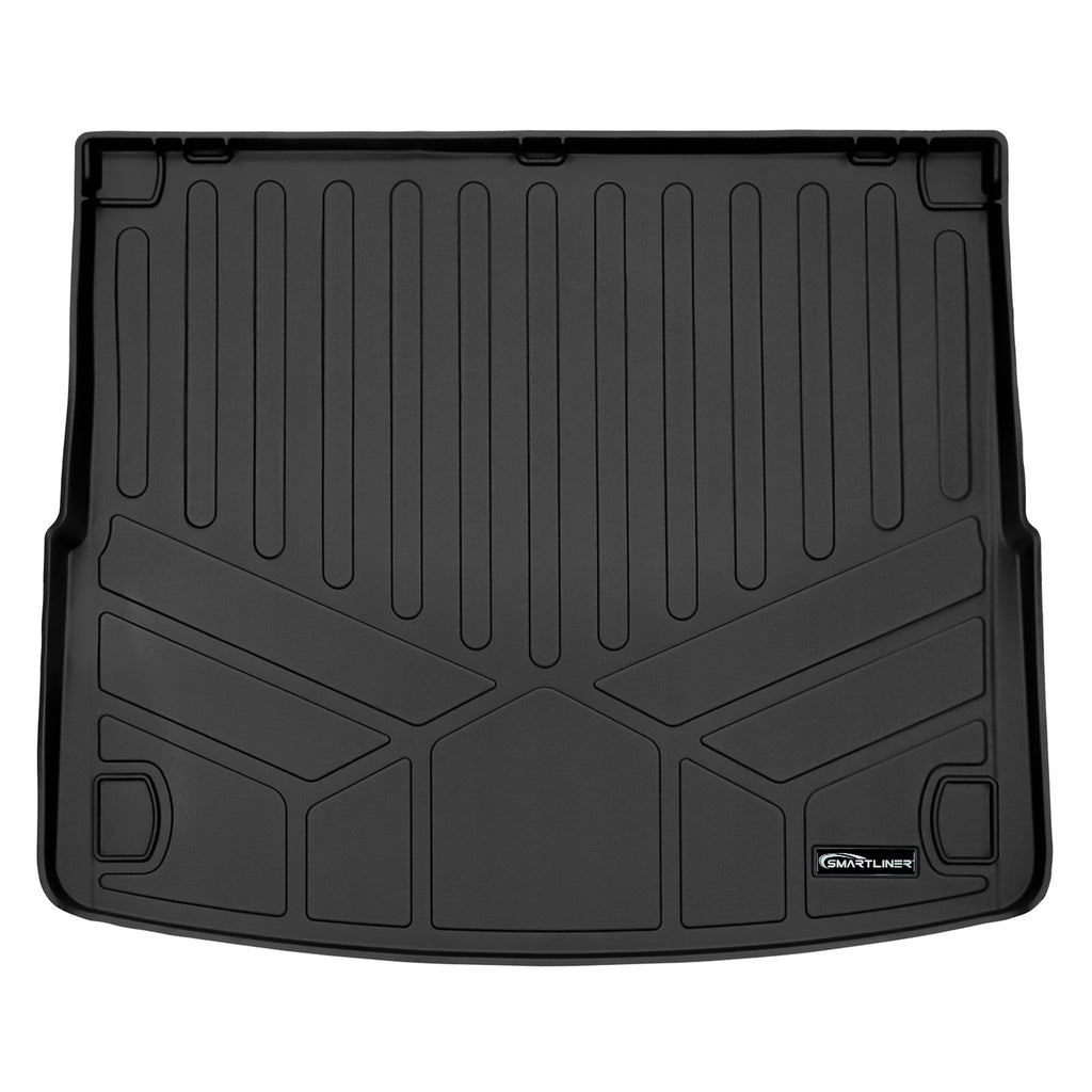 SMARTLINER Custom Fit All Weather Protection Black Cargo Liner behind the 2nd Row Seats Compatible With 2020-2024 Audi Q5 TFSI e Plug-In Hybrid (SD0669)