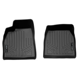 SMARTLINER All Weather Protection Custom Fit Black 1st Row Floor Mat Liner Set Compatible With 2020-2023 Tesla Model S (SA0729)