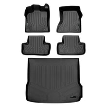 Load image into Gallery viewer, SMARTLINER Custom Fit All Weather Protection Black 2 Row Floor Liners &amp; Cargo Liner behind the 2nd Row Seats Compatible With 2009-2017 Audi Q5 (SA0214/B0214/D0214)