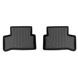 SMARTLINER All Weather Custom Fit 2nd Row Black Floor Mat Liner Set Compatible With 2021 Mercedes-Benz GLA-Class (SB0533)