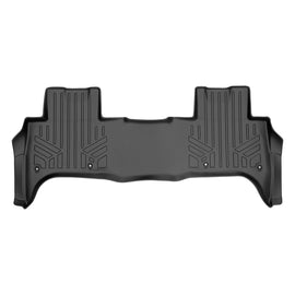 SMARTLINER Custom Fit Floor Mats 2nd Row Liner Black Compatible With 2014-2022 Land Rover Range Rover Sport (SB0289)