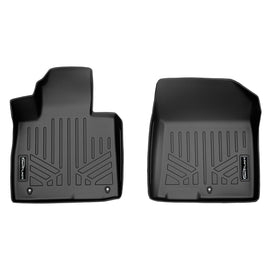SMARTLINER Custom Fit All Weather Black 1st Row Floor Mat Liner Set Compatible With 2021-2023 Hyundai Santa Fe (SA0550)