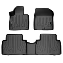 Load image into Gallery viewer, SMARTLINER Custom Fit All Weather Protection Black 2 Row Floor Liners Compatible With 2019-2020 Hyundai Santa Fe (SA0411/B0411)